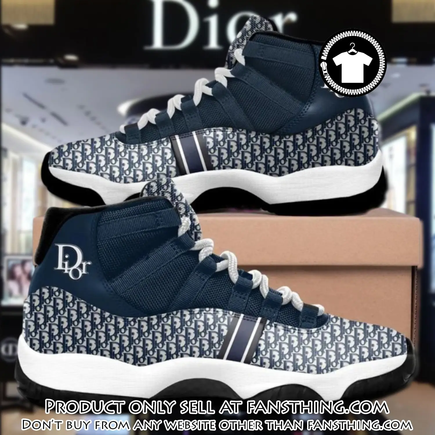 Dior luxury blue air jordan 11 shoes hot  dior sneakers gifts for men women fst4549059